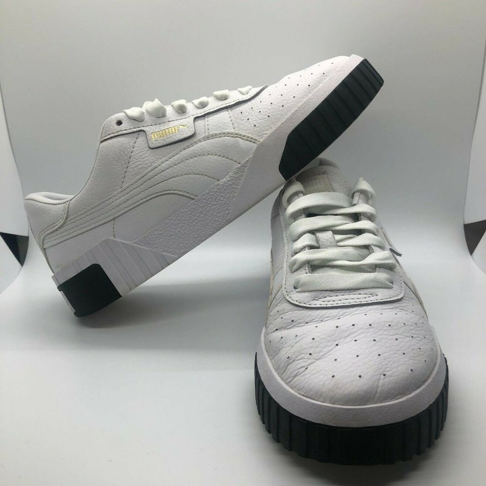 PUMA Women's Cali White/Black size 8.5W